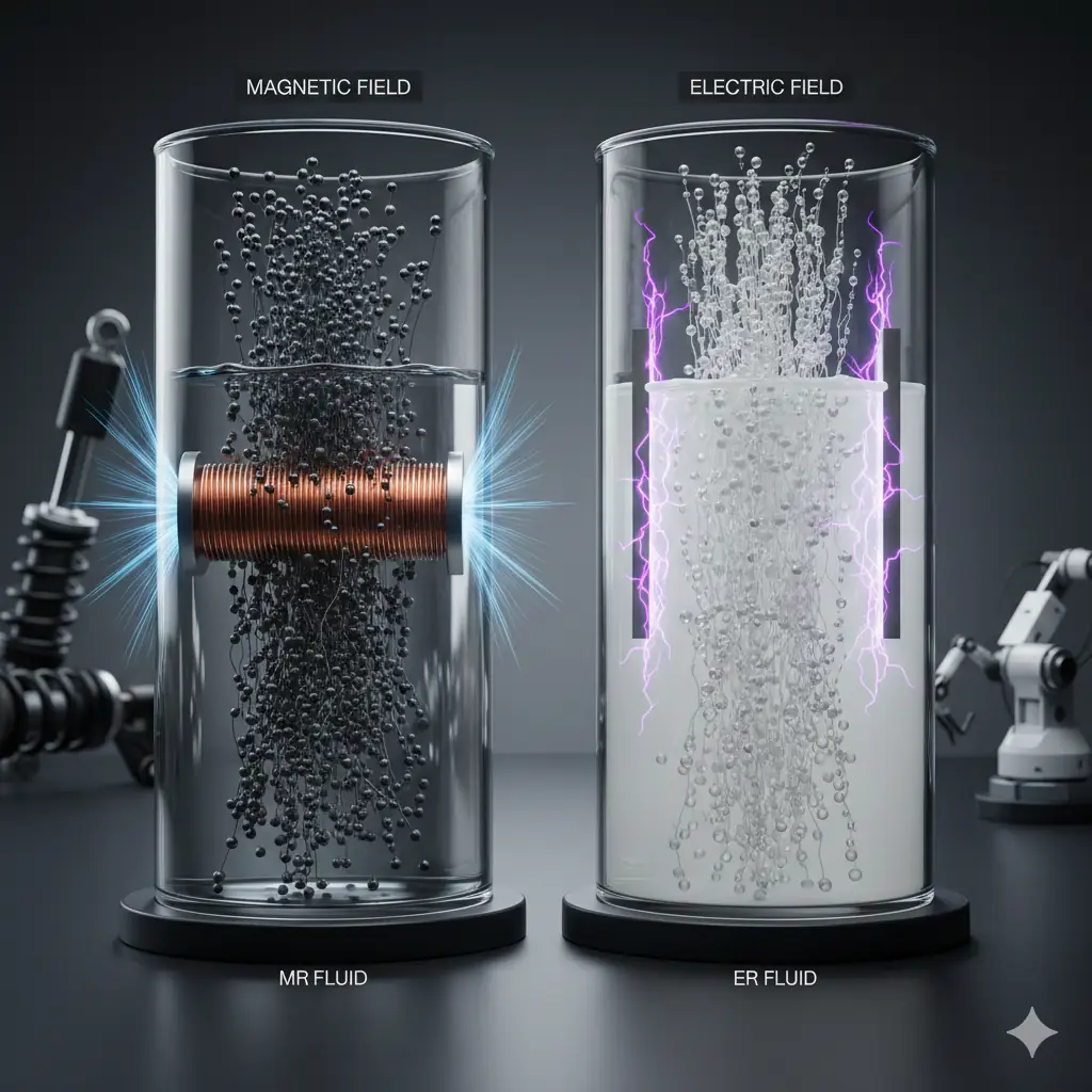 The Rise of Smart Fluids: Adaptive Actuation with MR and ER Materials